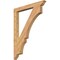 Ekena Millwork Balboa Traditional Smooth Bracket, Western Red Cedar, 3 1/2"W x 36"D x 48"H BKT04X36X48BOA01SWR - alternate 1